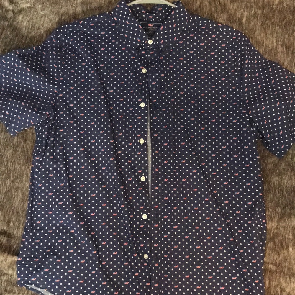 Vineyard Vines Patriotic Button up